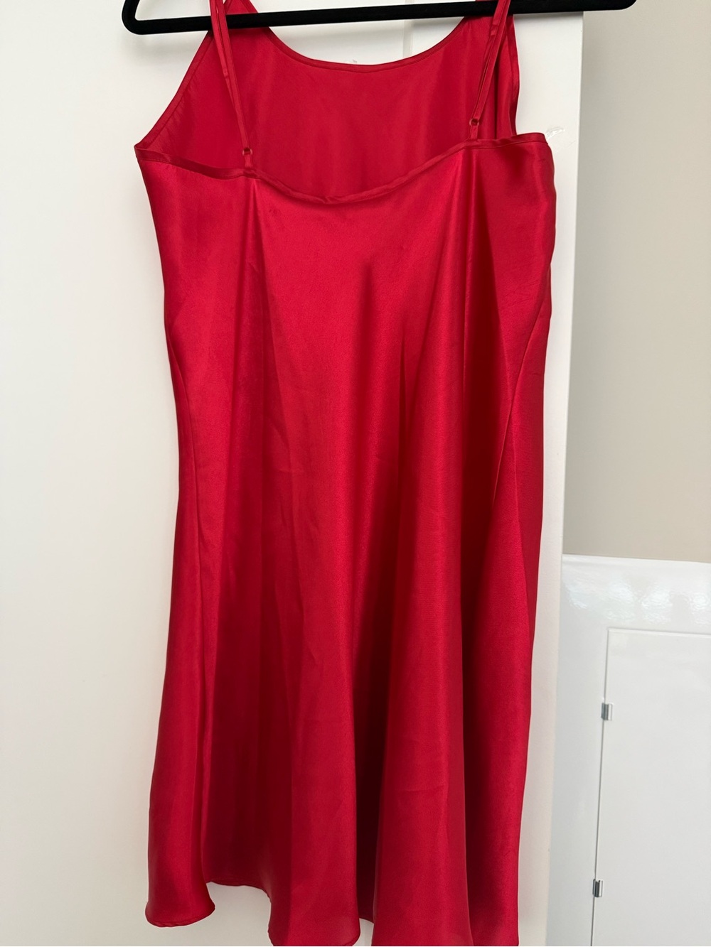 kathy ireland Red Satin Chemise with Heart Accents - Picture 9 of 15